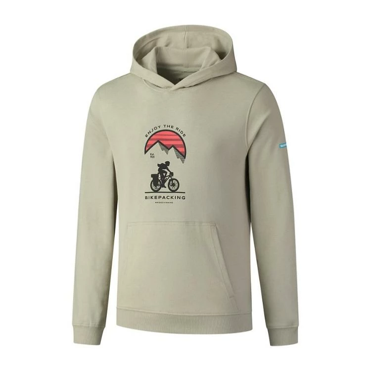 Sweat à Capuche SHIMANO Yama Olive Rouge 3 Sweat à Capuche SHIMANO Yama Olive Rouge