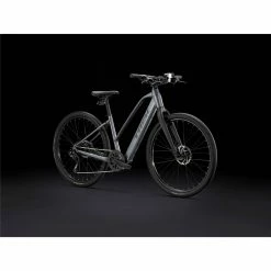 VTC électrique Femmes TREK Dual Sport+ 2 Stagger Gris 250Wh