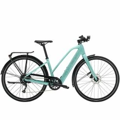 Vélo électrique Femmes TREK FX+ 2 Stagger Bleu Turquoise 250Wh